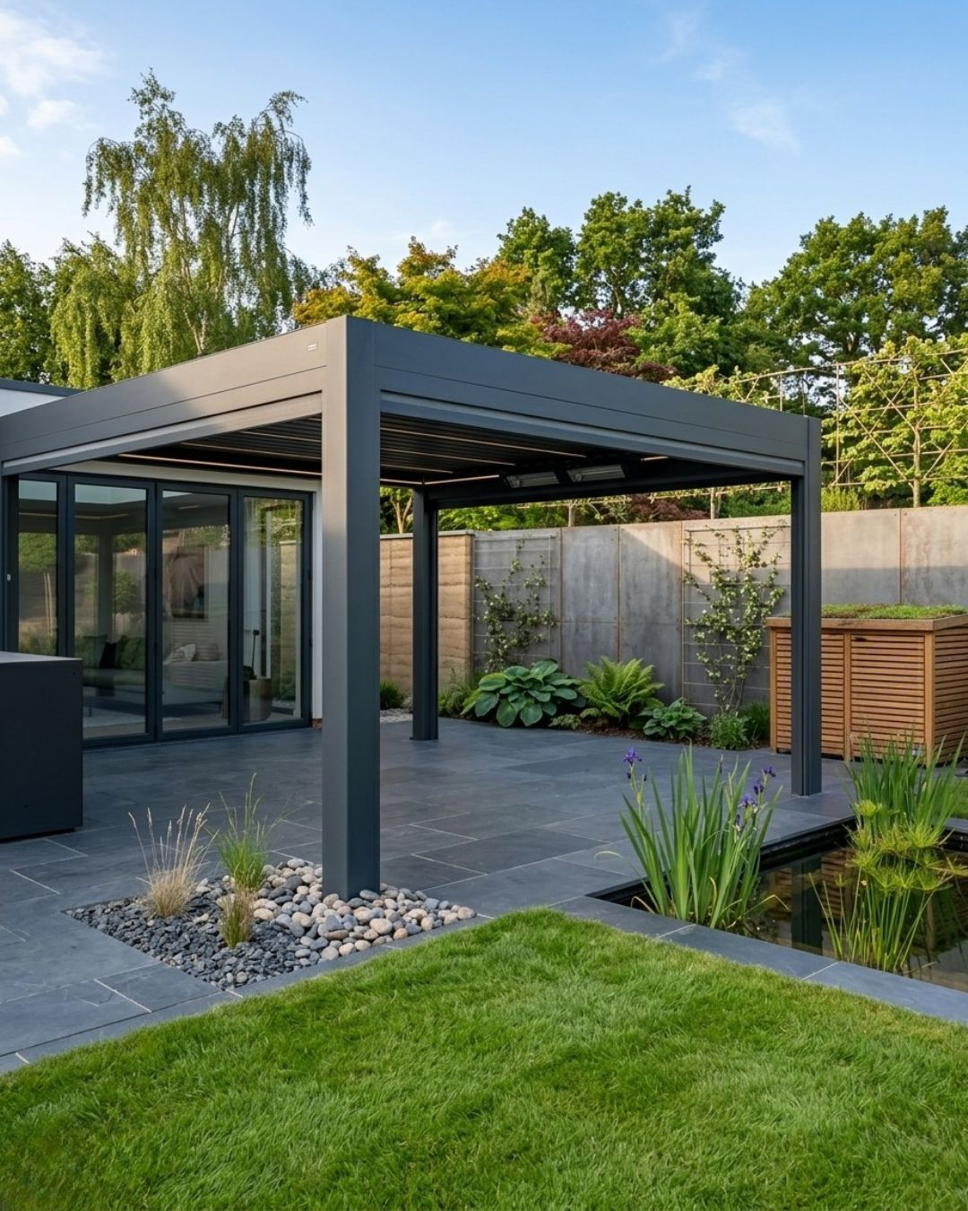 Aluminium Pergola Installation, Poole