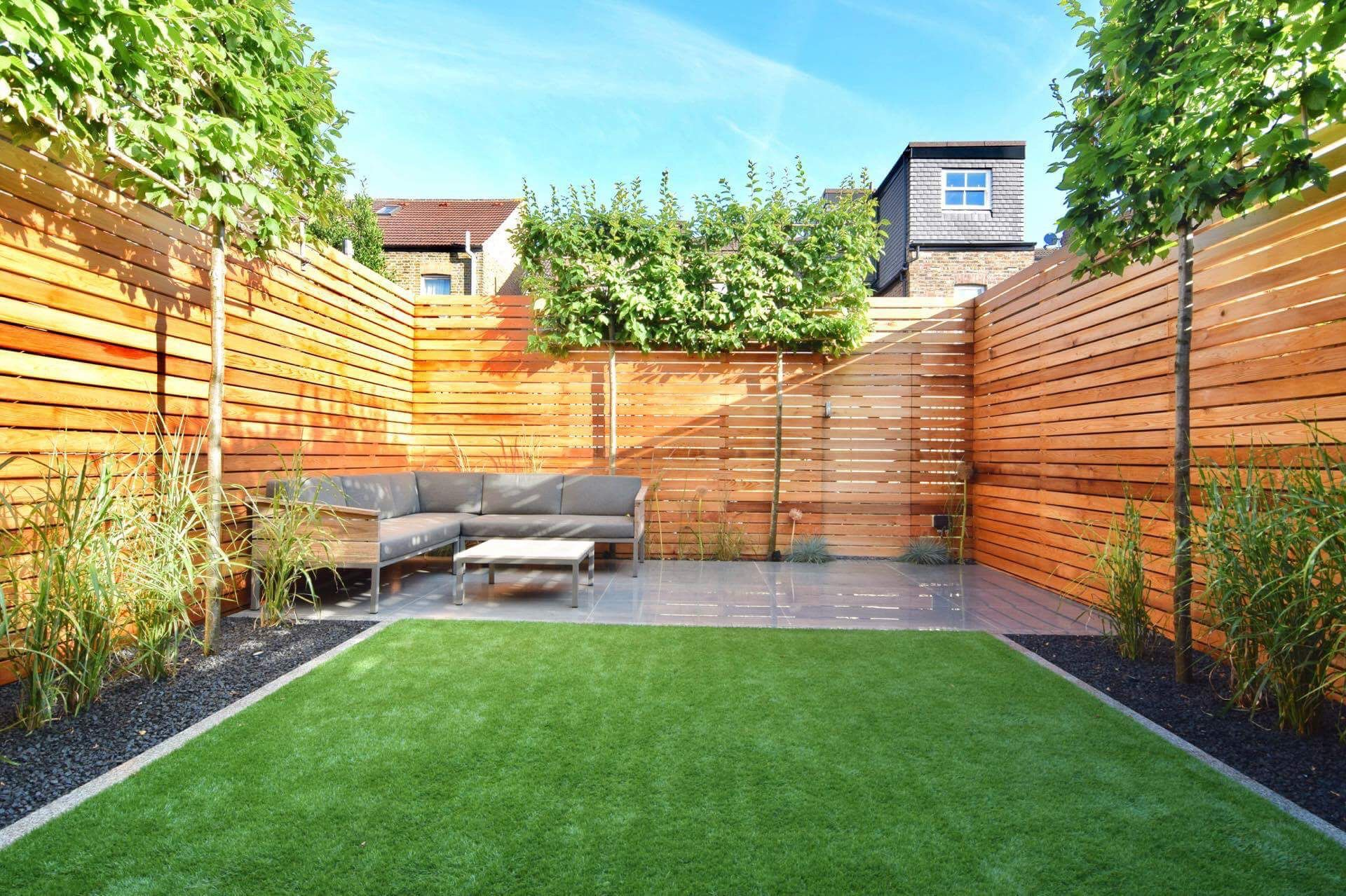 Premium artificial grass lawn